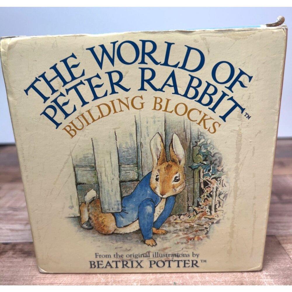 The World Of Peter Rabbit Building Nesting Blocks Set Alphabet & Counting